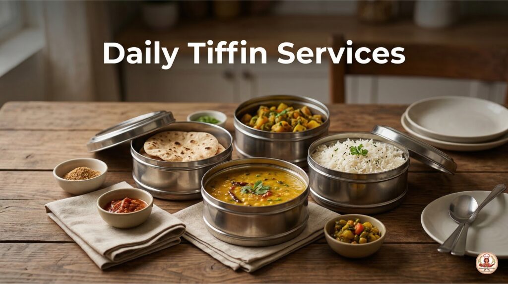 Daily tiffin service in Andheri with home cooked vegetarian meals